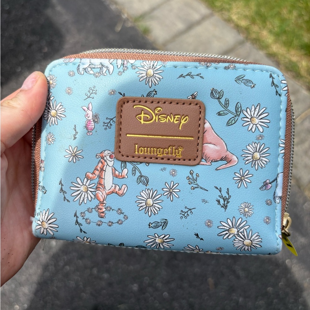 Disney Loungefly Blue Floral Wallet